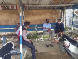 Patroli Dialogis Satsamapta Polres Murung Raya di Pangkalan Ojek, Imbau Warga Jaga Kamtibmas