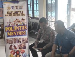Petugas Samsat Murung Raya Tingkatkan Pelayanan Prima Kepada Masyarakat Melalui “Polantas Menyapa”
