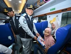 Jasa Raharja Berangkatkan Ribuan Pemudik dari Stasiun Pasar Senen Lewat Program Mudik Gratis BUMN 2026