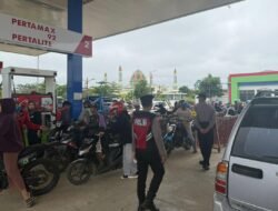 Polres Murung Raya melalui Pamapta Intensifkan Patroli Di SPBU Puruk Cahu