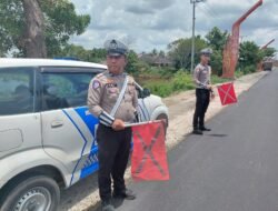 Antisipasi Lakalantas, Satlantas Polres Kapuas Pantau Arus Lalu Lintas Lingkar Luar Kota