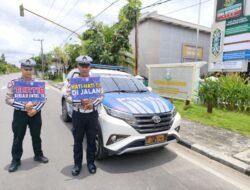 Antisipasi Lakalantas, Satlantas Polres Kapuas Pantau Arus Lalu Lintas Lingkar Luar Kota
