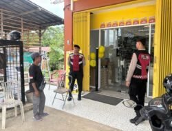 Pastikan Kondusif, Satsamapta Patroli Sambang Pusat Perbelanjaan Puruk Cahu