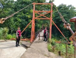 Satsamapta Polres Murung Raya Patroli Di Lokasi Wisata Air Terjun Puruk Cahu