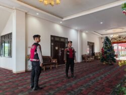 Patroli Siang, Sat Samapta Polres Murung Raya Sambangi Kantor Pemda