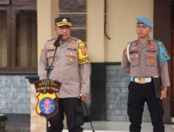 Kapolres Murung Raya Pimpin Apel Pagi, Tekankan Disiplin dan Aturan Kepada Seluruh Personel