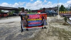 Personil Polsek kapuas tengah giat Rutin lakukan imbauan larangan  karhutla kepada masyarakat.