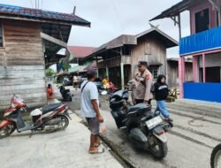 Giat Berikan Imbauan kepada warga masyarakat rutin oleh piket Polsek Kapuas Tengah.