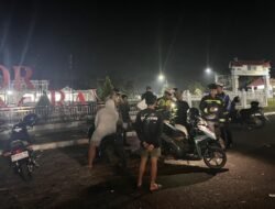 Satuan Lalu Lintas Polres Murung Cegah Aksi Balapan Liar Di Speutaran Kota Puruk Cahu