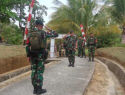 Pangdam XII/Tpr Kunjungi Pos Gabma Temajuk dan Telok Melano Pastikan Pengamanan Perbatasan