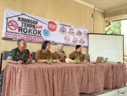 Babinsa Hadir di Tengah Warga, Sosialisasikan Lingkungan Bebas Asap Rokok