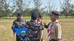 Cetak Generasi Muda Yang Tangguh, Lanal Ketapang Jajaran Kodaeral XII Sukses Gelar Persami KKRI