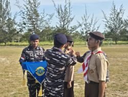 Cetak Generasi Muda Yang Tangguh, Lanal Ketapang Jajaran Kodaeral XII Sukses Gelar Persami KKRI