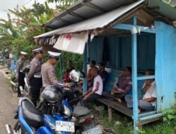 Polantas Murung Raya Sapa Amang Ojek, Tekankan Keselamatan Berlalulintas Lewat Edukasi Humanis
