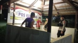 Tingkatkan Kesiagaan, Polsek Manuhing Beri Arahan Strategis bagi Awak Pos Kamling Tumbang Talaken