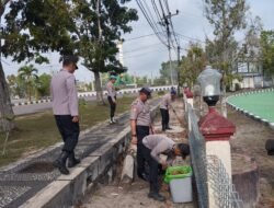 Wujudkan Lingkungan Bersih dan Nyaman, Polres Sukamara Laksanakan GIASARI