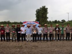 Ikuti Arahan Kapolri Secara Virtual, Polres Sukamara Sukseskan Program Tanam Raya Jagung Serentak