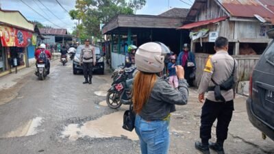 Polsek Kapuas Barat Gelar Patroli Rutin di Penyeberangan Fery