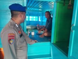 SATPOLAIRUD POLRES SERUYAN PATROLI PERAIRAN DAS SERUYAN, JAGA KAMTIMBAMS DAN KESELAMATAN PELAYARAN