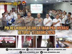Polres Kobar Gelar Latihan Pra Operasi Ketupat Telabang 2026