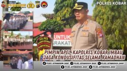 Pimpin Apel, Kapolres Kobar Imbau Jaga Kondusifitas Selama Ramadhan