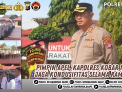 Pimpin Apel, Kapolres Kobar Imbau Jaga Kondusifitas Selama Ramadhan