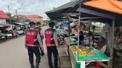 SAT SAMAPTA POLRES SERUYAN PATROLI PASAR RAMADHAN DI JALAN AHMAD YANI