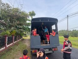 PATROLI MENGANTAR SEKOLAH, SAT SAMAPTA POLRES SERUYAN AMANKAN PELAJAR DI PAGI HARI