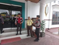 Sat Samapta Polres Sukamara Patroli Harkamtibmas di Bank Kalteng
