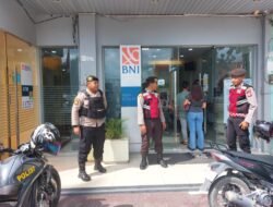 Cegah Premanisme, Polisi Sambangi Bank BNI Sukamara