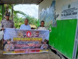 SOSIALISASI PENEBANGAN HUTAN SECARA LIAR (ILEGAL LOGING) OLEH PERSONIL POLSEK PULAU PETAK