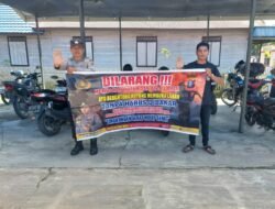 Stop Karhutla, Polsek Kapuas Barat Berikan Sosialisasi dan menyampaikan bahaya kebakaran hutan dan lahan Kepada Warga Masyarakat