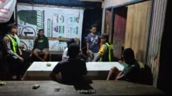 Antisipasi Kejahatan, Polsek Kapuas Barat Laksanakan Patroli Malam Hari