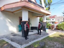Personel Sat Samapta Polres Sukamara Laksanakan Patroli Harkamtibmas di Gereja Imanuel