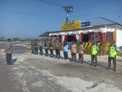 Personel Pos Terpadu Ops Ketupat Laksanakan Pengamanan Jelang Idul Fitri di Sukamara