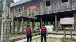 **Jelang Libur Lebaran 1447 H, Tim Patroli Presisi Intensifkan Pengawasan di Objek Wisata Rumah Betang**