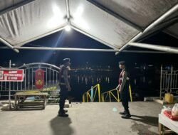 Hadir di Tengah Aktivitas Penumpang, Polisi Jaga Keamanan