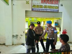 POLSEK SERUYAN HILIR PATROLI PASAR SAIK, PASTIKAN KEAMANAN LINGKUNGAN