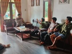 BHABINKAMTIBMAS TUMBANG KASAI SAMBANG WARGA, JALIN SILATURAHMI DAN SAMPAIKAN HIMBAUAN KAMTIBMAS