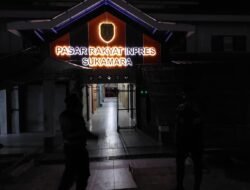 Personel Sat Samapta Polres Sukamara Perkuat Keamanan di Area Pasar