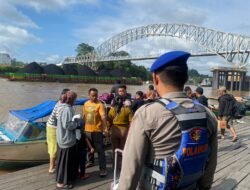 Jaga Kamtibmas Perairan, Polres Barito Utara Konsisten Laksanakan Patroli dan Sambang Masyarakat