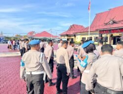 GAKTIBPLIN POLRES SERUYAN: PEMERIKSAAN SIKAP TAMPANG PERSONEL TINGKATKAN DISIPLIN DAN PROFESIONALISME