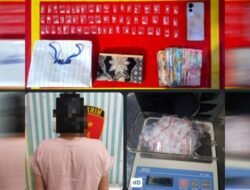 Polisi Tangkap Perempuan di Kapuas Tengah, Sita 57 Paket Sabu