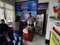 Polantas Menyapa, Satlantas Polres Mura Layani Masyarakat Registrasi Pembayaran Pajak Kendaraan Dengan Edukatif