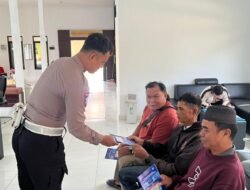 Satlantas Polres Murung Raya: Polantas Menyapa Jadi Jembatan Komunikasi Polisi dan Masyarakat