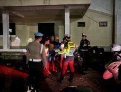 Patroli Blue Light, Satlantas Polres Murung Raya Cegah Aksi Kriminal Di Sekitaran Alun Alun Jorih Jerah