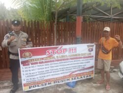 Antisipasi Penambangan Ilegal, Polsek Dusun Selatan Gencar Beri Imbauan Dengan  Warga