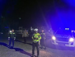 Berkomitmen, Satuan Lalu Lintas Polres Murung Raya Patroli Di Rawan Balap Liar