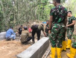 Kerja Keras Satgas Berbuah Hasil, Progres Jembatan Garuda Kian Nyata