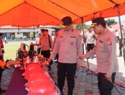 Kunker ke Murung Raya, Wakapolda Kalteng Cek Kesiapan Sarpras Penanggulangan Bencana Alam